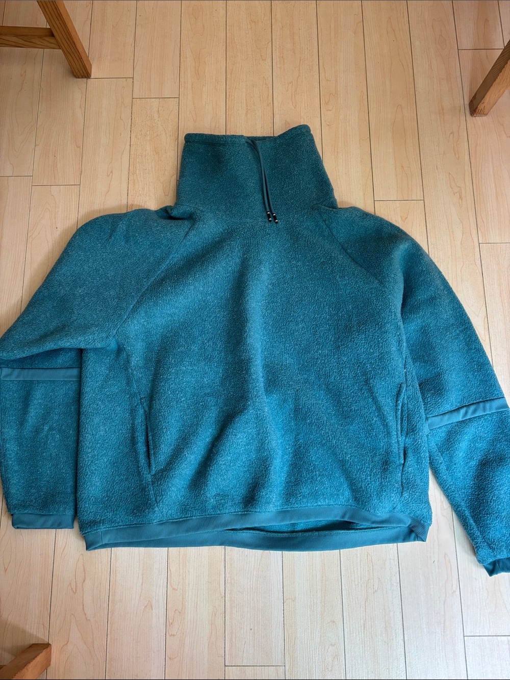 Women’s Nike Teal High-Neck Fleece Sweater